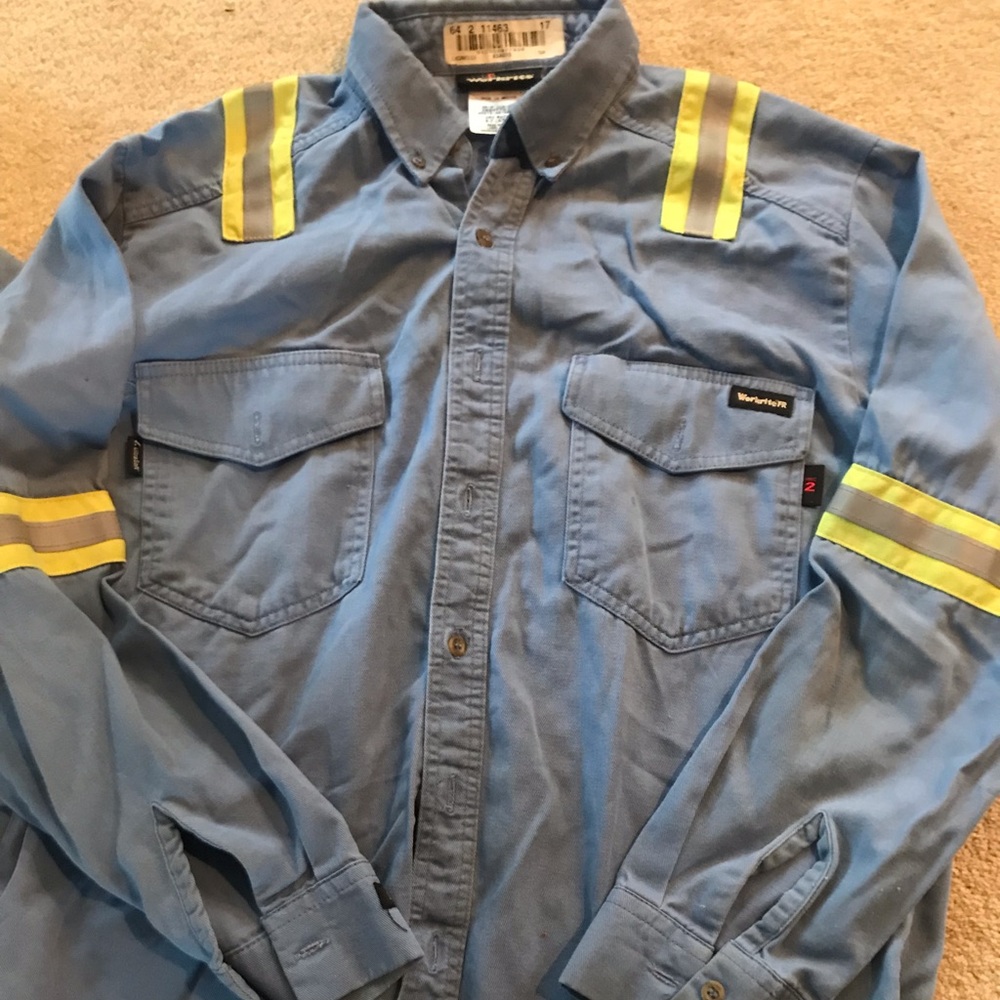 Workrite® FR High Vis. Dress Shirt W/Tape 289UT70